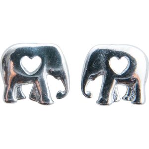 Elephant Parade - Elephant Earring - Olifanten Oorbellen Zilver - Oorstekers - Merchandise