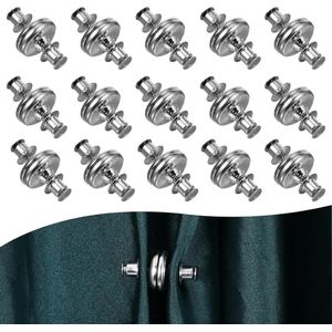 15 paar magnetische gordijnklemmen - Sterke gordijnmagneten voor thuis, slaapkamer en kantoor