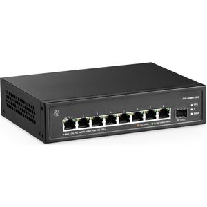 Equivera 8-Poorts 2,5G Unmanaged Ethernet Switch - Krachtig
