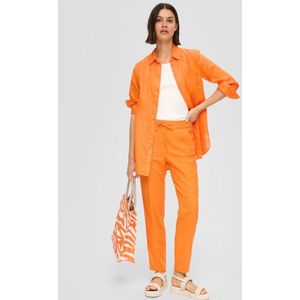 Broek - Tapered - Linnen - Effen - 7/8 Lengte