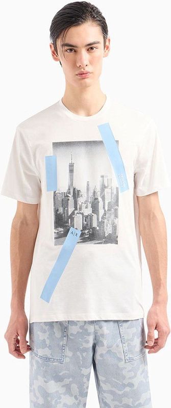 Armani Exchange 3dzthr T-shirt Met Korte Mouwen Wit M Man