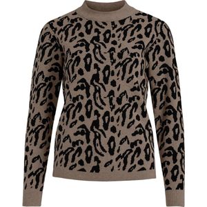 OBJECT OBJRAY  KNIT PULLOVER AOP NOOS Dames Trui - Maat L