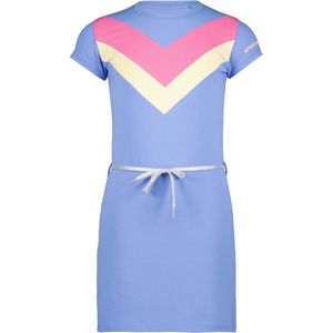 4PRESIDENT Meisjes jurk - Mid Blue - Maat 110 - Meisjes jurken