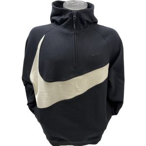 Nike Sportswear Brushed Fleece Hoodie (Zwart) - Maat XS