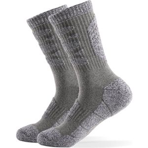 Heren skisokken - vochtabsorberende, ademende, comfortabele en casual mid-tube sokken - verdikte gebreide wintersportsokken - outdoor fitness ademende snel drogende sokken - geschikt voor buitensporten hardlopen, wandelen en fietsen - 39-42