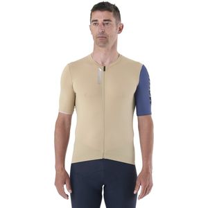 Mavic Essential Korte Mouw Wielertrui Beige L Man
