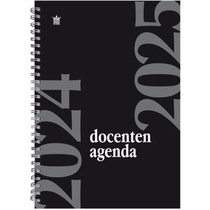 Ryam | Docenten Agenda | 2024/2025 | Spiraal | A4 | 12 mnd | Zwart |