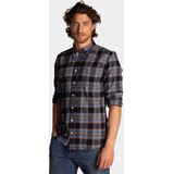 NZA - Blauw - Katoenen Geruit Overhemd