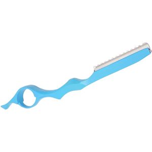 Professional Hair Styling Thinner Texturizing Cutting Feather Razor, Hair Styling Razor Hair Thinning Comb Hair Texturizing Cutting Razor Comb for Salon Home Use(Blue)