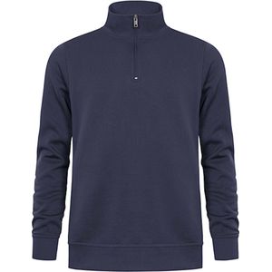 Unisex Troyer Trui met driekwartsrits Navy - 5XL