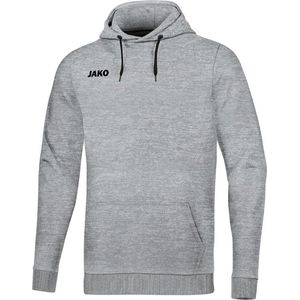 Jako Base Sweater Met Capuchon Kind Lichtgrijs Gemeleerd Maat 140