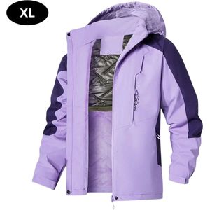 Nivard Skipak - SkiBroek - Skijas - Ski Suit - Wintersport - Dames - 2-Delig - Paars - Maat XL