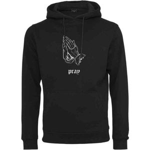 Mister Tee - Dark Pray Hoodie/trui - 2XL - Zwart