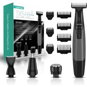 Baardtrimmer met 11 Lengte-instellingen - All-in-1 Scheerapparaat voor Gezicht, Hoofd en Lichaam - Oplaadbaar en Geschikt voor Nat en Droog Scheren