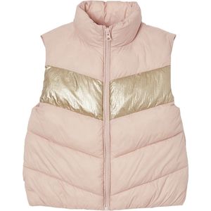 Winterjassen - Mouwloze Donsjas - Goud - 100% Polyamide