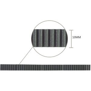 5M GT2 Tandriem 10mm met Poelies en Spanrollen voor 3D-printers