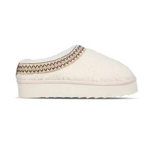 Muil met bont look - sn_ugg inspired instappers crème maat 40