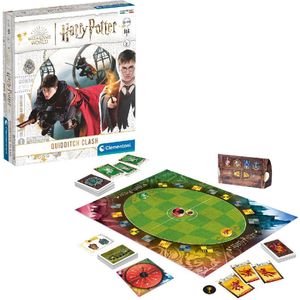 Harry Potter Zwerkbal Clash - Bordspel met Zweinstein huizen - Leeftijd 8+ - Clementoni