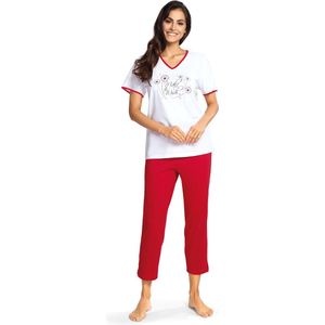 Dames Pyjama ‘Make a Wish’ Wit met korte mouwen