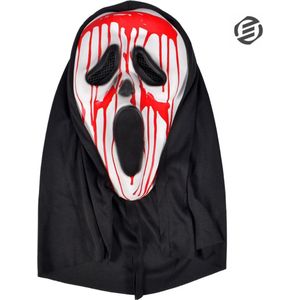 Equivera Ghostface Masker - Scream Masker - Halloween Masker - Halloween - Halloween Maskers Volwassenen - Enge Maskers - Haloween Masker