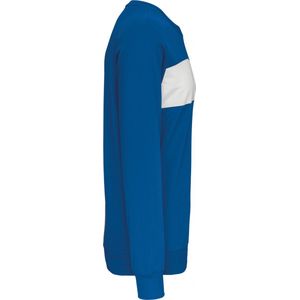 PROACT® Sweater in polyester kind PA374 - Sporty Royal Blue / White - 12/14 years (12/14 ans)