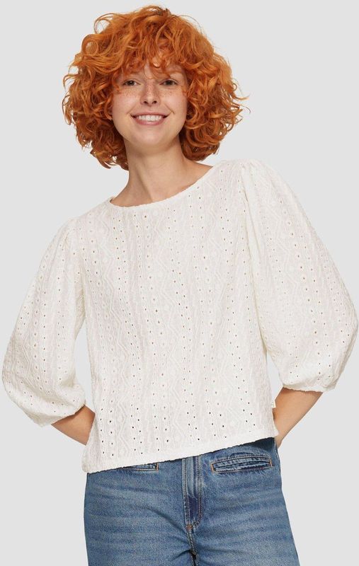 Q/S designed by - T-shirt - Maat S - Vrouwen - 0510 WHITE -