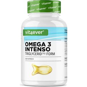 Omega 3 Intenso Visolie - 1000mg - 120 Capsules - Vit4ever