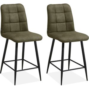 Barstoel Dex - Moss (set van 2 stoelen)