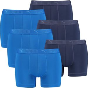 BOXERS 6 PACK PUMA boxershorts heren sport microfiber + elastische / functionele onderbroek heren (S - XL)