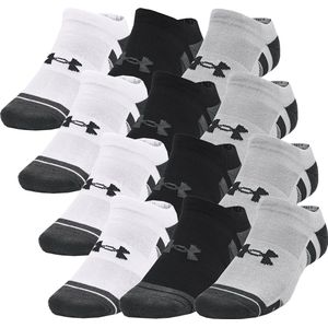 12 PACK Under Armour Performance Tech No Show sneakersokken Unisex korte sokken