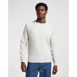 Lee Clean Raglan Trui Wit,Grijs XL Man