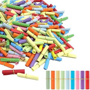 200 stuks losse kleurrijke etiketten om te schrijven - voor kinderverjaardag of adventskalender - willekeurige kleur fotokaart tray - kids perkament - lege notities .