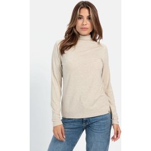 camel active - Shirt - Beige - Lange Mouwen - Coltrui
