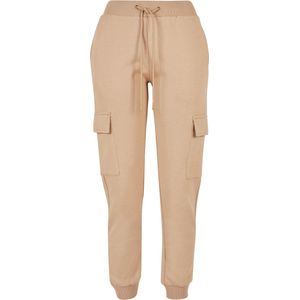 Dames - Vrouwen - Womenswear - Dikke Kwlaiteit - Sweatpants - Modern - Casual - Streetwear - Urban - Broek - Cargo Jogging unionbeige