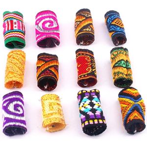 Dreadlocks sieraden - kleurrijke dreadlocks kralen - 24 stuks haar cuffs decoratieve dread haar cuffs accessoires voor vrouwen en mannen