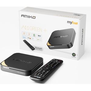 Amiko A11 GREEN+ - 4K UHD Media Streaming Box