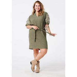 MS Mode Jurk Jurk met details op de mouwen