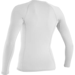 O'Neill Dames Basic Skins Lange Mouw Rash Guard - White