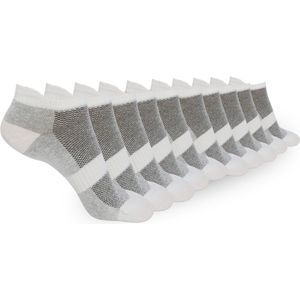 LIEVE SOKKEN Sokken voor heren – Verpakking van 10 paar – Katoen – Wit – Maat 43-46