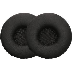 kwmobile 2x oorkussens geschikt voor Jabra Biz 2300 USB Duo / Biz 2300 QD / Biz 2300 USB MS - Earpads voor koptelefoon in zwart