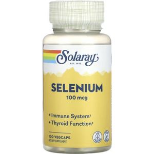Solaray, Selenium, 100 mcg , 100 VegCaps