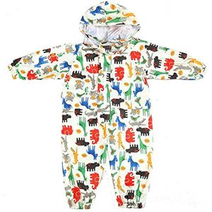 Waterdichte regenoverall voor kinderen - Uniseks, geschikt voor 75-135 cm, gele kleur