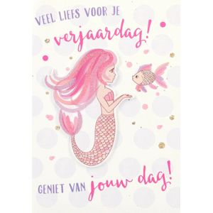 Depesche - Kinderkaart met de tekst ""Veel liefs voor je verjaardag! Geniet ..."" - mot. 039