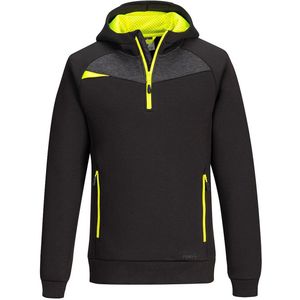Portwest DX4 Hoodie met kwart rits DX467 - Zwart - XL