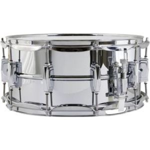Ludwig Supra Phonic Snare LB402B, 14""x6,5"", Chrome over Brass - Snare drum