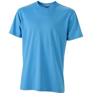 Fusible Systems - Heren James and Nicholson Workwear T-Shirt (Lichtblauw)