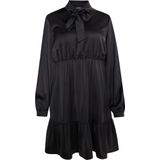 usha - Midikleid - Zwart - BLACK LABEL - Met Volant