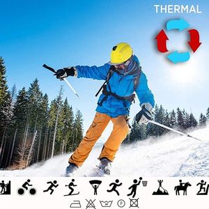 Thermische onderbroek voor heren, zacht fleece, warm, lang, skiondergoed, winterondergoed, katoen