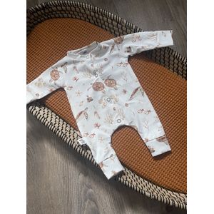 Boxpakje Schildpad - Wit/Bruin - Little Adventure - Maat 62/68 - Dierenprint - GOTS keurmerk