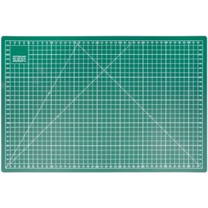 Snijmat 22 x 30 cm met schaalverdeling aan 2 kanten Groen